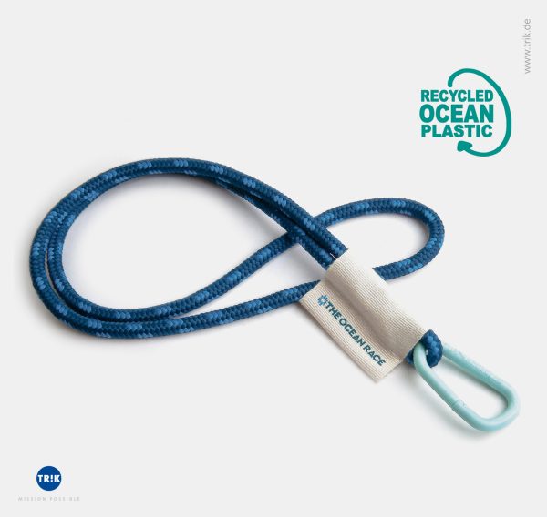 Tube-Lanyards mit Textil-Label
