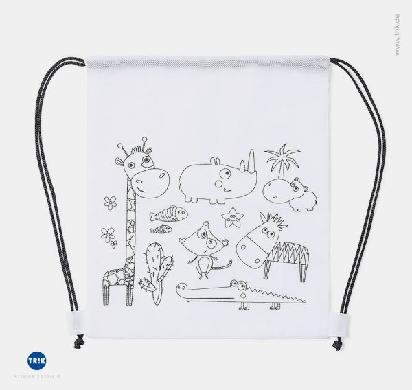 Bemalbarer Kinderrucksack